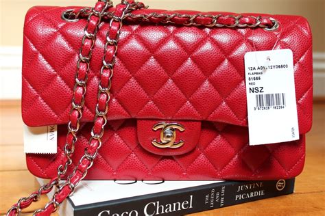 chanel red purses|Chanel bag red inside.